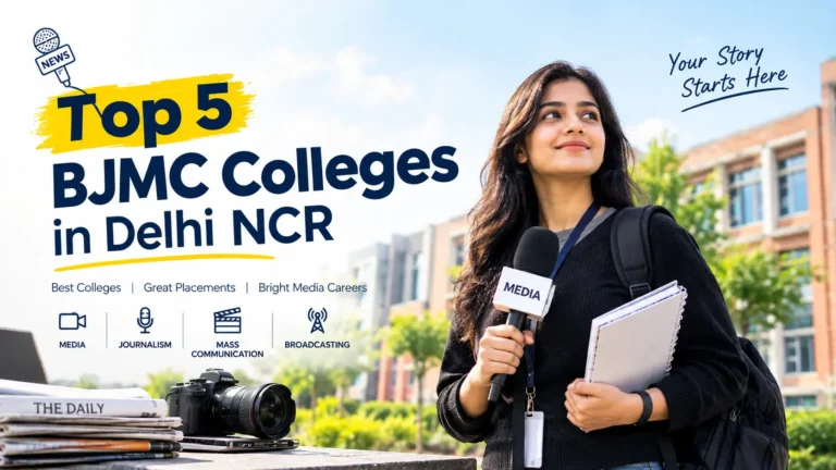 Top 5 BJMC Colleges in Delhi NCR