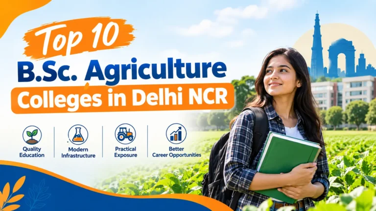 Top 10 B.Sc. Agriculture Colleges in Delhi NCR