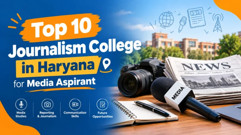 Top 10 Journalism College in Haryana for Media Aspirant
