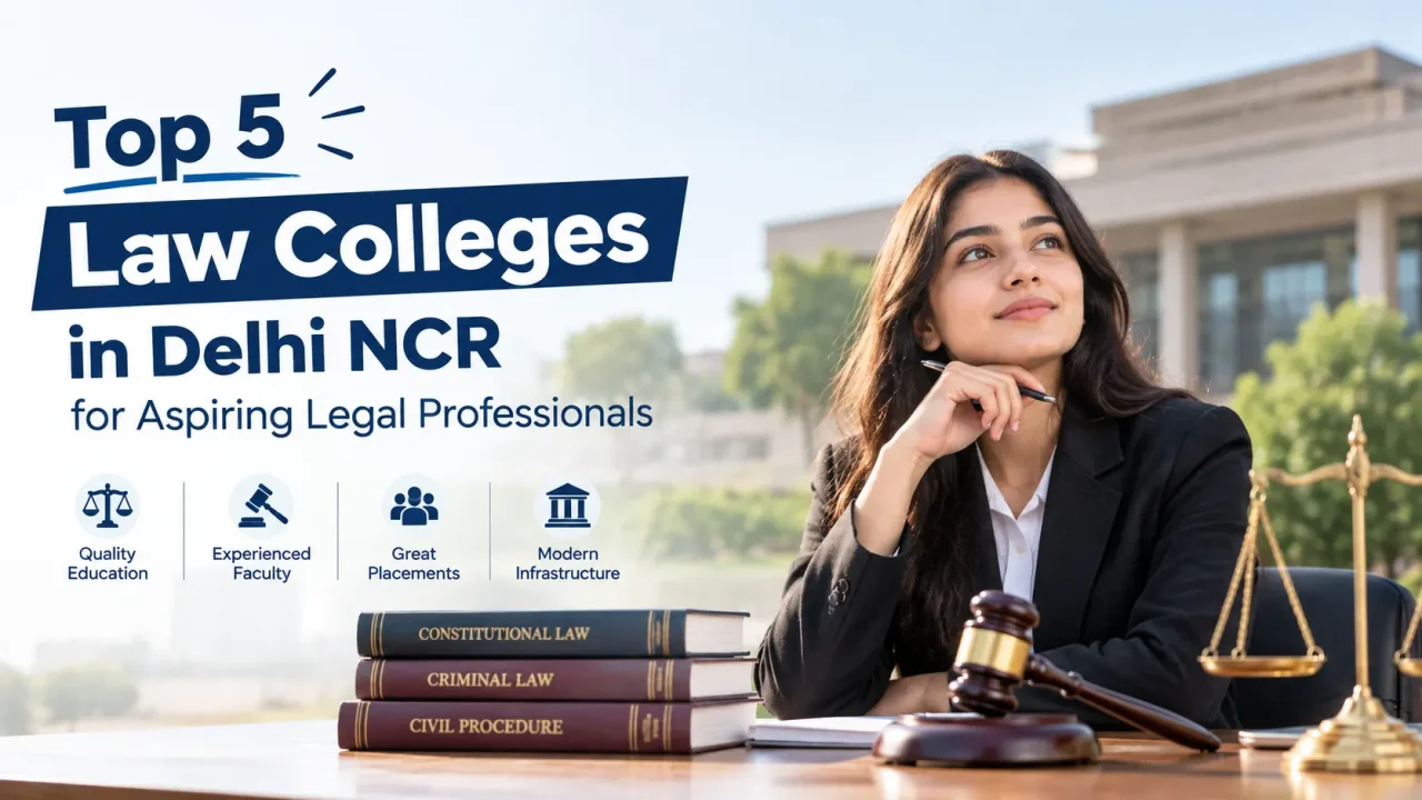 Top 5 Law Colleges in Delhi NCR for Aspiring Legal Professionals